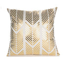 Gold Black Christmas Pillow Cover Living Room Decorative Pillowcases Cushion Couch Plaid Chair Cushion Home Cover 45*45 Cm