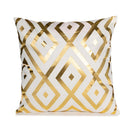 Gold Black Christmas Pillow Cover Living Room Decorative Pillowcases Cushion Couch Plaid Chair Cushion Home Cover 45*45 Cm
