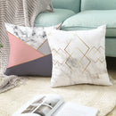Brief Marble Geometric Cushion Cover Sofa Home Decor Living Room Pillow 45*45 Pillowcase Polyester Throw Home Decor Pillowcover