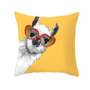 Style Geometric Yellow Pillowcases Decorative Cushion For Sofa DIY Printed Pillow Chair Car Cushion Christmas Home 45x45cm Decor