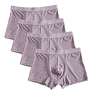 4条/批竹纤维男士平角内裤加大码XXXXL宽松短裤透气内裤5XL 6XL 7XL 8XL