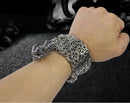 Chain steel whip self-defense bracelet weapon long whip spring steel tactical whip Self-defense supplies car outdoor equipment