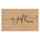 30 Pcs/pack Natural Kraft Paper Thank You For Your Order Card Handmade Custom Card For Small Business Gift Decoration Labels
