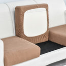 Furniture protective cover jacquard thickened sofa cushion cover corner sofa cushion cover elastic solid color sofa cover