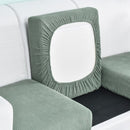 Furniture protective cover jacquard thickened sofa cushion cover corner sofa cushion cover elastic solid color sofa cover