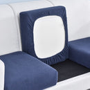 Furniture protective cover jacquard thickened sofa cushion cover corner sofa cushion cover elastic solid color sofa cover