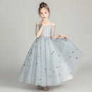 2020女童婚纱礼服长款网纱公主裙女孩子派对表演服