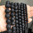 Natural Black Agates Onyx Stone Beads Smooth Round Loose Spacer Beads For Jewelry Making DIY Bracelets 15'' 4/6/8/10/12/14mm