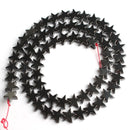 Natural Black Agates Onyx Stone Beads Smooth Round Loose Spacer Beads For Jewelry Making DIY Bracelets 15'' 4/6/8/10/12/14mm