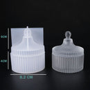 Storage Box Silicone Mold Round Striped Candle Jar Box Design DIY Aroma Plaster Epoxy Concrete Cement Clay Mold Home Decoration