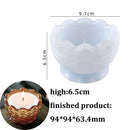 Storage Box Silicone Mold Round Striped Candle Jar Box Design DIY Aroma Plaster Epoxy Concrete Cement Clay Mold Home Decoration