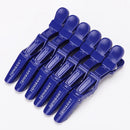 6pcs/lot Plastic Hair Clip Hairdressing Clamps Claw Section Alligator Clips Barber For Salon Styling Hair Accessories Hairpin