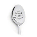 2021 Valentines Day Gift Anniversary Gift for Boyfriend Stainless Steel Spoon Good Morning Handsome Present  Wedding Gifts