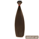 Cataleya Doll Bjd DIY High Temperature Fiber 1 Pcs 15cm * 100cm And 25*100cm Wig Gradually Color Hair Weaving