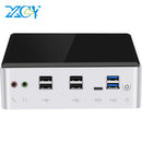Mini Pc Intel Core i7 10510U 8650U 8550U i5 Linux Thin Client Micro Desktop Computers Best Industrial Mini pc 2 Lan Port win 10