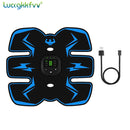 EMS Wireless Muscle Stimulator Trainer Smart Fitness Abdominal Training Electric Weight Loss Stickers Body Slimming Massager