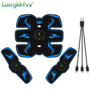 EMS Wireless Muscle Stimulator Trainer Smart Fitness Abdominal Training Electric Weight Loss Stickers Body Slimming Massager