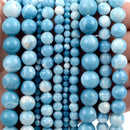 Natural Stone Beads 4-10mm Aquamarines Lava Opal Rose Quartzs Tiger Eye Moonstone Round Beads for Jewelry Making Diy Bracelet