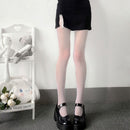 Sexy Women High waist fishnet stocking club tights panty knitting net pantyhose mesh lingerie Anime Lolita Cosplay Costumes 2021