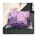 50Pcs/Set Women Girls 4CM 2CM Colorful Nylon Elastic Hair Bands Ponytail Holder Rubber Bands Scrunchie Headwear Hair Accessories