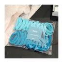 50Pcs/Set Women Girls 4CM 2CM Colorful Nylon Elastic Hair Bands Ponytail Holder Rubber Bands Scrunchie Headwear Hair Accessories