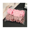 50Pcs/Set Women Girls 4CM 2CM Colorful Nylon Elastic Hair Bands Ponytail Holder Rubber Bands Scrunchie Headwear Hair Accessories
