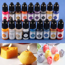24 Color 10ml Candle Soap Pigment Liquid Colorant Resin Coloring Dye for DIY Candle Soap Epoxy Resin Mold Craft Making Pigments
