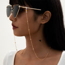 Steampunk Iron Balls Chain Long Necklace/Glasses Fashion Neck Strap Metal Glasses Women Jewelry Decoration Accessories