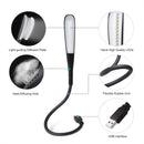 迷你便携式USB LED灯触控调光台灯，适用于移动电源、露营、笔记本电脑、书本夜间照明