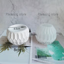 Round Cement Clay Candle Holder Molds Concrete Planter Silicone Flowerpot Container Mold Plaster Candle Cup Epoxy Resin Mould