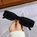 Rectangle Vintage Sunglasses Men Fashion Retro Punk Sun Glasses Male Brand Designer Luxury Small Frame Hip Hop Oculos De Sol