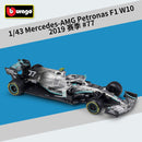 Bburago 1:43 2021 F1 Red Bull Racing RB16B 33# Max Verstappen 11# Sergio Perez Formula one Simulation alloy super toy car model