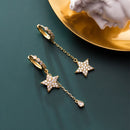 Minimalist  Long Tassel Earrings For Women Gold Silver Color Geometric Square Hanging Ear Line Girls Party Jewelry Pendientes