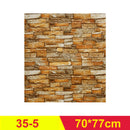 12PCS Self adhesive Waterproof TV Background Brick Wallpapers 3D Wall Sticker Living Room Wallpaper Mural Bedroom Decorative