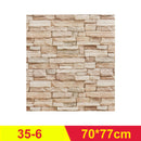 12PCS Self adhesive Waterproof TV Background Brick Wallpapers 3D Wall Sticker Living Room Wallpaper Mural Bedroom Decorative