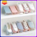 Shoe Rack Household Storage Shoes Save Space Shelf Double Shoe Support Plastic Integrated Simple Space Economy Shoe Storage Rack