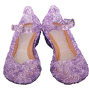 Toddler Infant Kids Baby Girls Wedge Cosplay Party Single Princess Shoes Sandals Children High Heel Girls Shoes Performance Prop