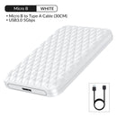 ORICO 2.5英寸硬盘盒 SATA转USB3.0硬盘外壳 适用于7-9.5毫米HDD SSD硬盘盒 支持UASP