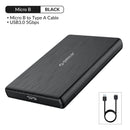 ORICO 2.5英寸硬盘盒 SATA转USB3.0硬盘外壳 适用于7-9.5毫米HDD SSD硬盘盒 支持UASP