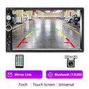 Podofo 2 din Car Radio 7" HD Autoradio Multimedia Player 2DIN Touch Screen Auto audio Car Stereo MP5 Bluetooth USB TF FM Camera