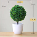 Mini Artificial Aloe Plants Bonsai Small Simulated Tree Pot Plants Fake Flowers Office Table Potted Ornaments Home Garden Decor