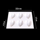 3D Diamond Love Heart Silicone Baking Mold DIY Butterfly Maple Leaf Bloom Rose Chocolate Fondant Cake Craft Decorating Tool