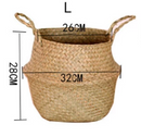 Seaweed Wicker Basket Rattan Hanging Flowerpot Flowerpot Dirty Clothes Dirty Clothes Basket Storage Basket   WF1015