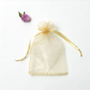 批发50个/批 可调节欧根纱袋 5x7cm 7x9cm 9x12cm 10x15cm 抽绳首饰包装糖果婚礼礼品袋