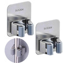Stainless Steel Mop Hook Wall Mounted Mop Organizer Storage Rack Brush Broom Hanger Kitchen Bathroom Hanging Mops Holder Clips