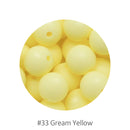 Cute-Idea 20Pcs Silicone Round Beads 9MM Baby Teething Chewable Beads DIY Baby Rodent Pacifier Chain Toys Accessories Baby Goods