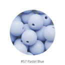 Cute-Idea 20Pcs Silicone Round Beads 9MM Baby Teething Chewable Beads DIY Baby Rodent Pacifier Chain Toys Accessories Baby Goods