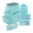 8/6 pieces Set Travel Organizer Storage Bags Suitcase Packing Set Storage Cases Portable Luggage Organizer Clothe Shoe TidyPouch