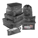 8/6 pieces Set Travel Organizer Storage Bags Suitcase Packing Set Storage Cases Portable Luggage Organizer Clothe Shoe TidyPouch