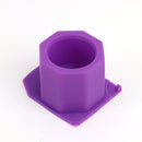 DIY Round Geometric Polygonal Silicone Flowerpot Mold Ceramic Clay Crafts Mould Epoxy Resin Concrete Molds Candle Pot Mold